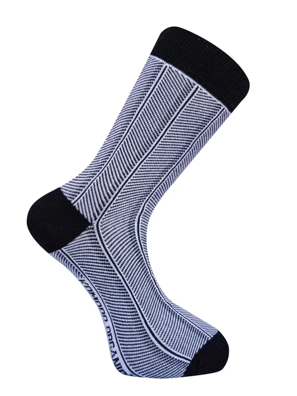 HERRINGBONE - GOTS Organic Cotton Socks Mono sold by Komodo Fashion