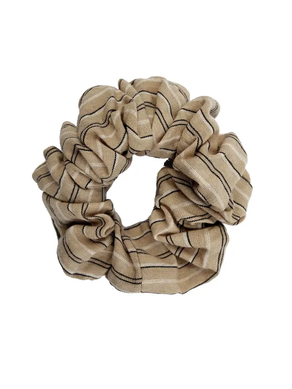SCRUNCHY Organic Cotton - Pinstripe Sand sold by Komodo Fashion
