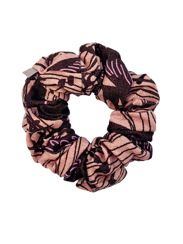 SCRUNCHY Organic Cotton - Wave Print Pink sold by Komodo Fashion