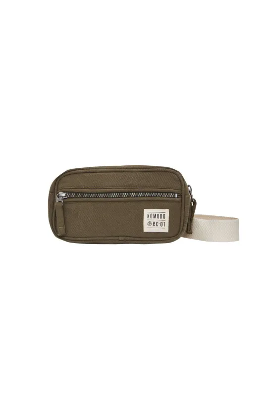 BLIMEY - Organic Cotton Unisex Bumbag Khaki sold by Komodo Fashion