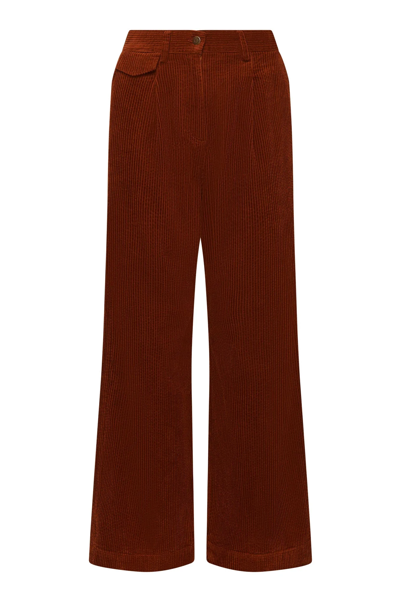 TIGER - Organic Cotton Jumbo Cord Trouser Chesnut Brown sold by Komodo Fashion product image thumbnail 2