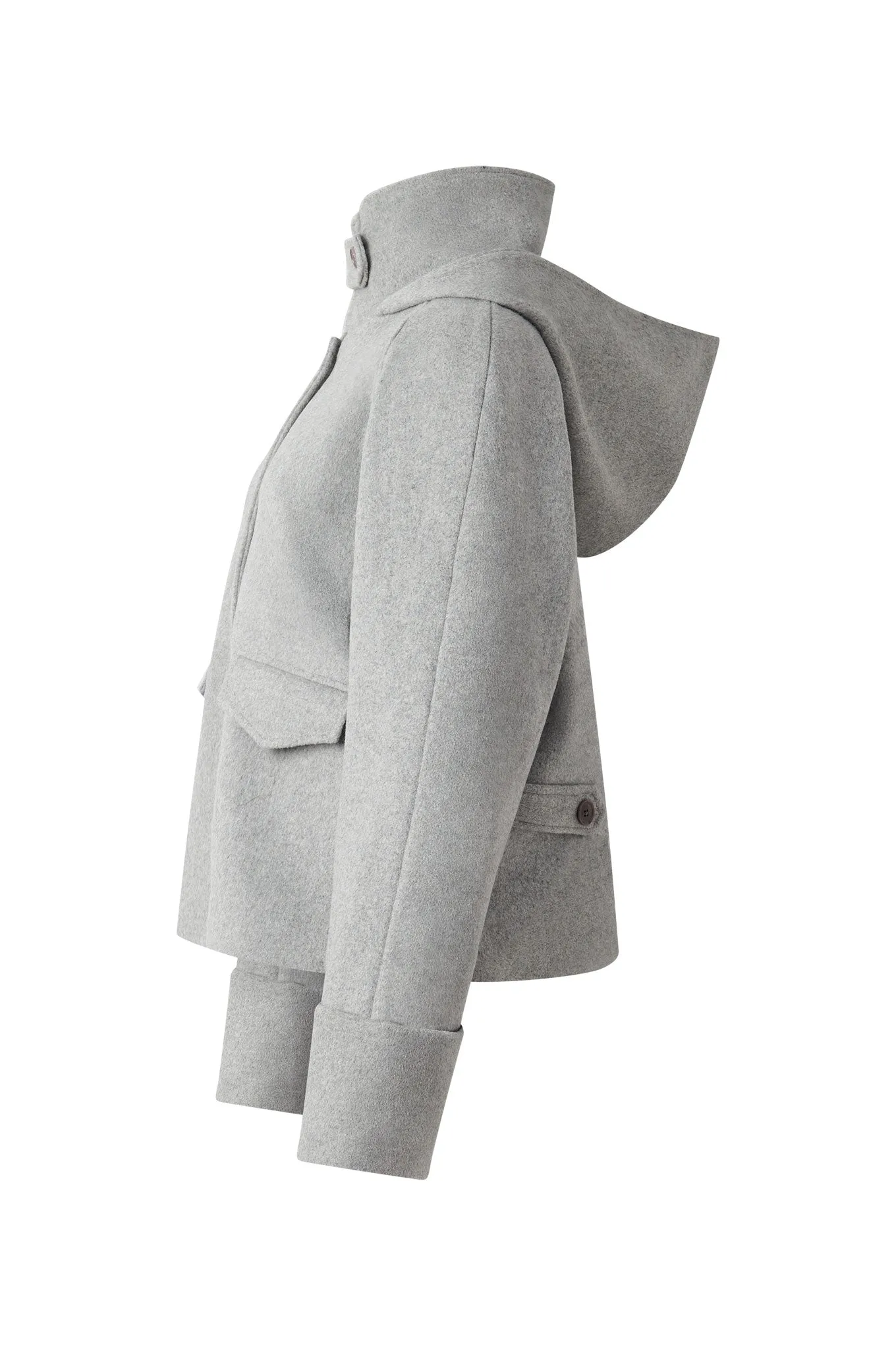 WICKER Recycled Wool Poly Coat - Grey sold by Komodo Fashion product image thumbnail 2