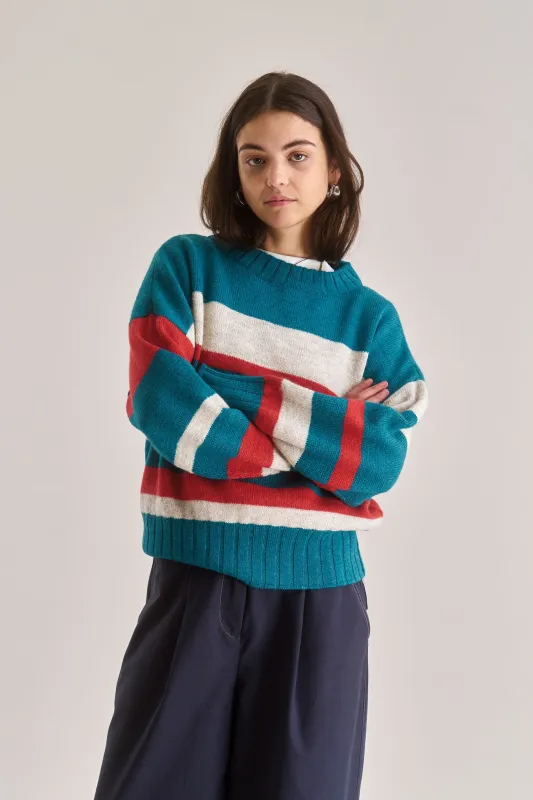 JESSIE Lambswool Jumper - Evergreen made by Komodo Fashion