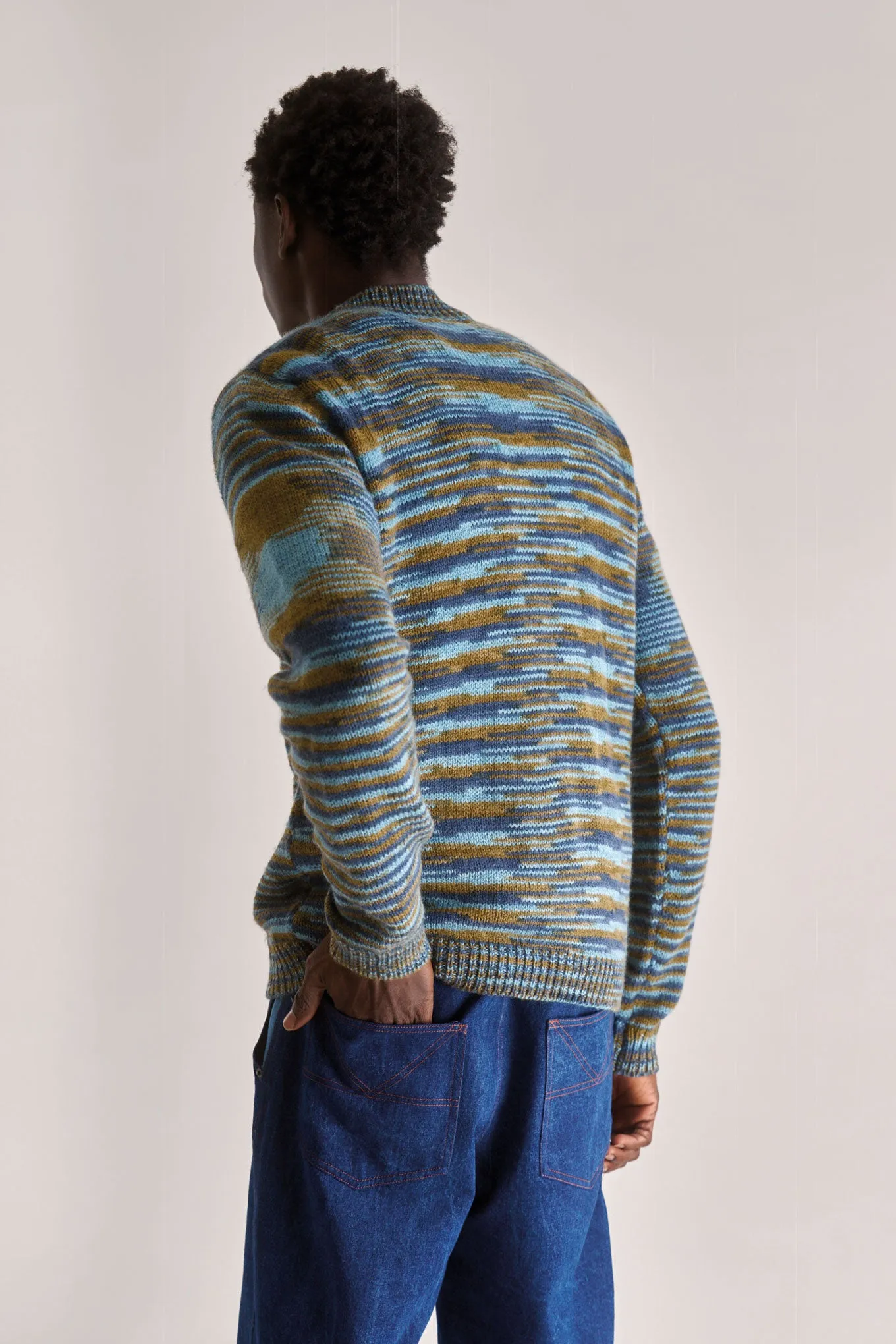 TERUMA Lambs Wool Jumper - Navy sold by Komodo Fashion product image thumbnail 2