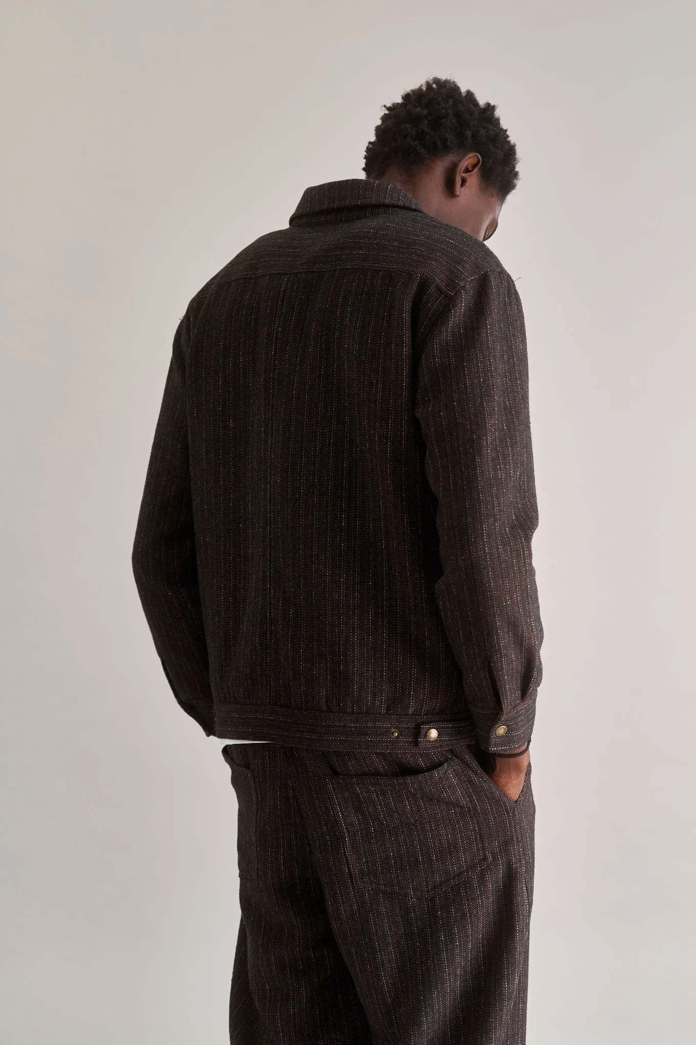 GABE Recycled Poly Wool Blend Jacket - Walnut sold by Komodo Fashion product image thumbnail 2