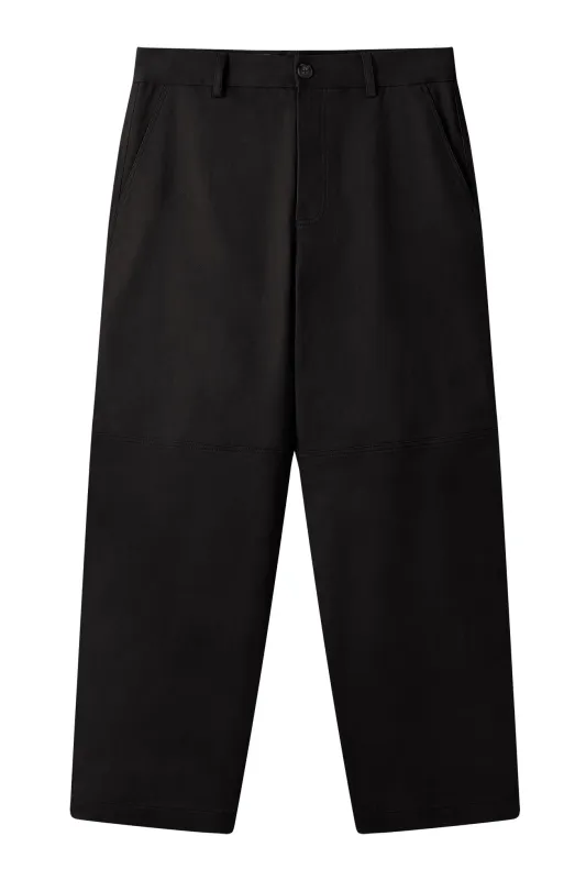 THEO Organic Cotton Tencel Trouser - Black sold by Komodo Fashion