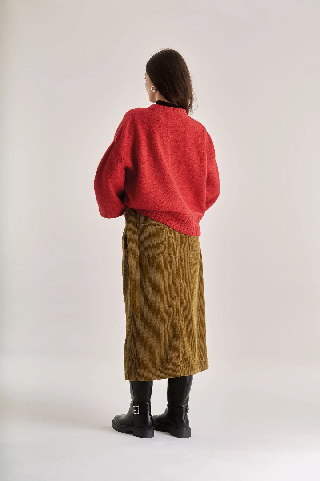PALOMA Lambswool Jumper - Red sold by Komodo Fashion product image thumbnail 3