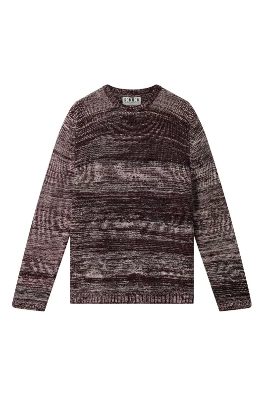 GLITCH - Merino Wool Jumper Brown sold by Komodo Fashion