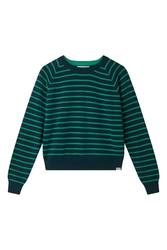 ALMA Organic Cotton Jumper - Teal sold by Komodo Fashion