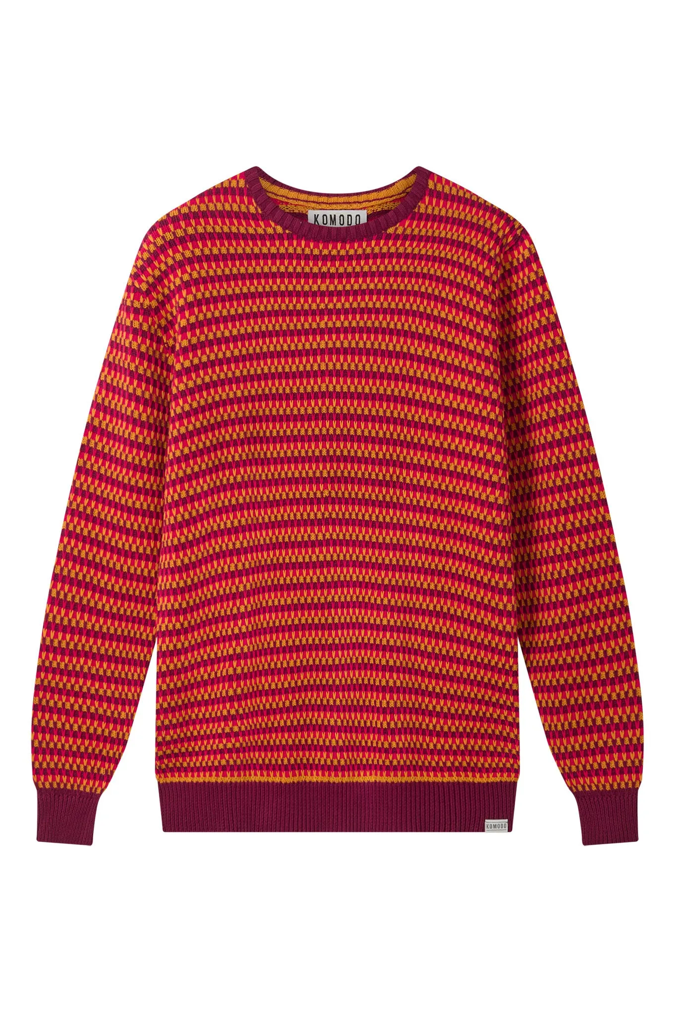 KAI - Organic Cotton Jumper Wine Red sold by Komodo Fashion