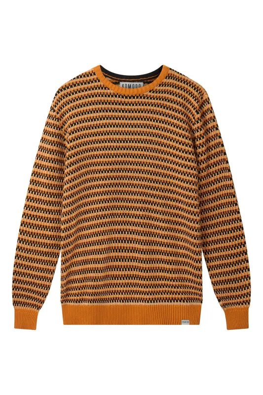 KAI - Organic Cotton Jumper Black & Gold sold by Komodo Fashion