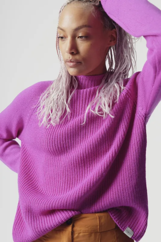 KATTY - Fine Merino Jumper Fuchsia sold by Komodo Fashion