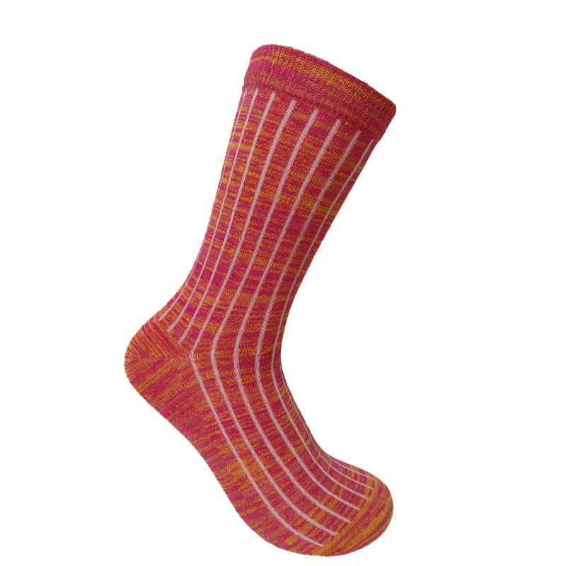 TRI MARL - GOTS Organic Cotton Socks Fire sold by Komodo Fashion