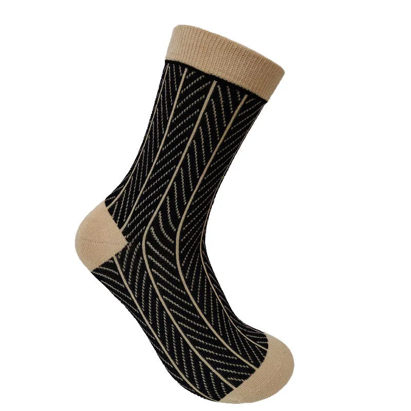 HERRINGBONE - GOTS Organic Cotton Socks Croissant sold by Komodo Fashion