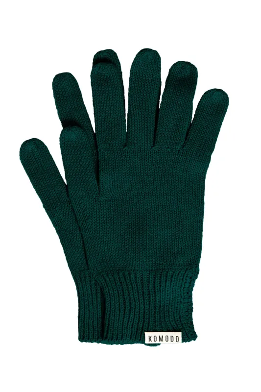 CITY -  Organic Cotton Gloves - Green sold by Komodo Fashion