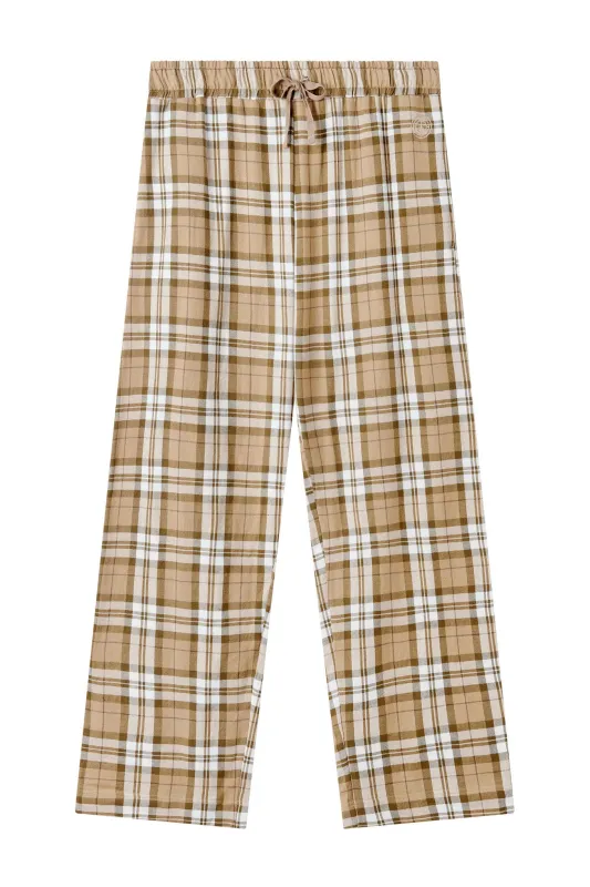 JIM JAM Womens Organic Cotton Pyjama Bottoms - Sand sold by Komodo Fashion