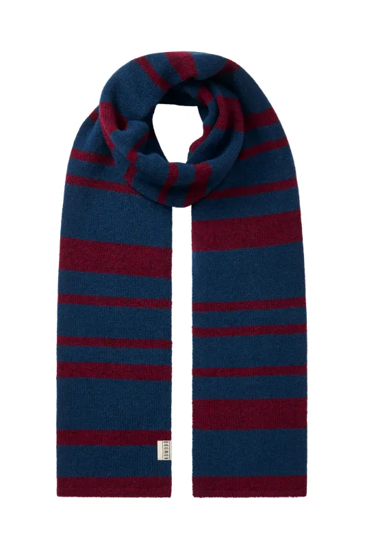 TATE Merino Wool Scarf - Blue sold by Komodo Fashion