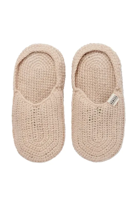 HIDE - Lambswool House Slipper Oat sold by Komodo Fashion