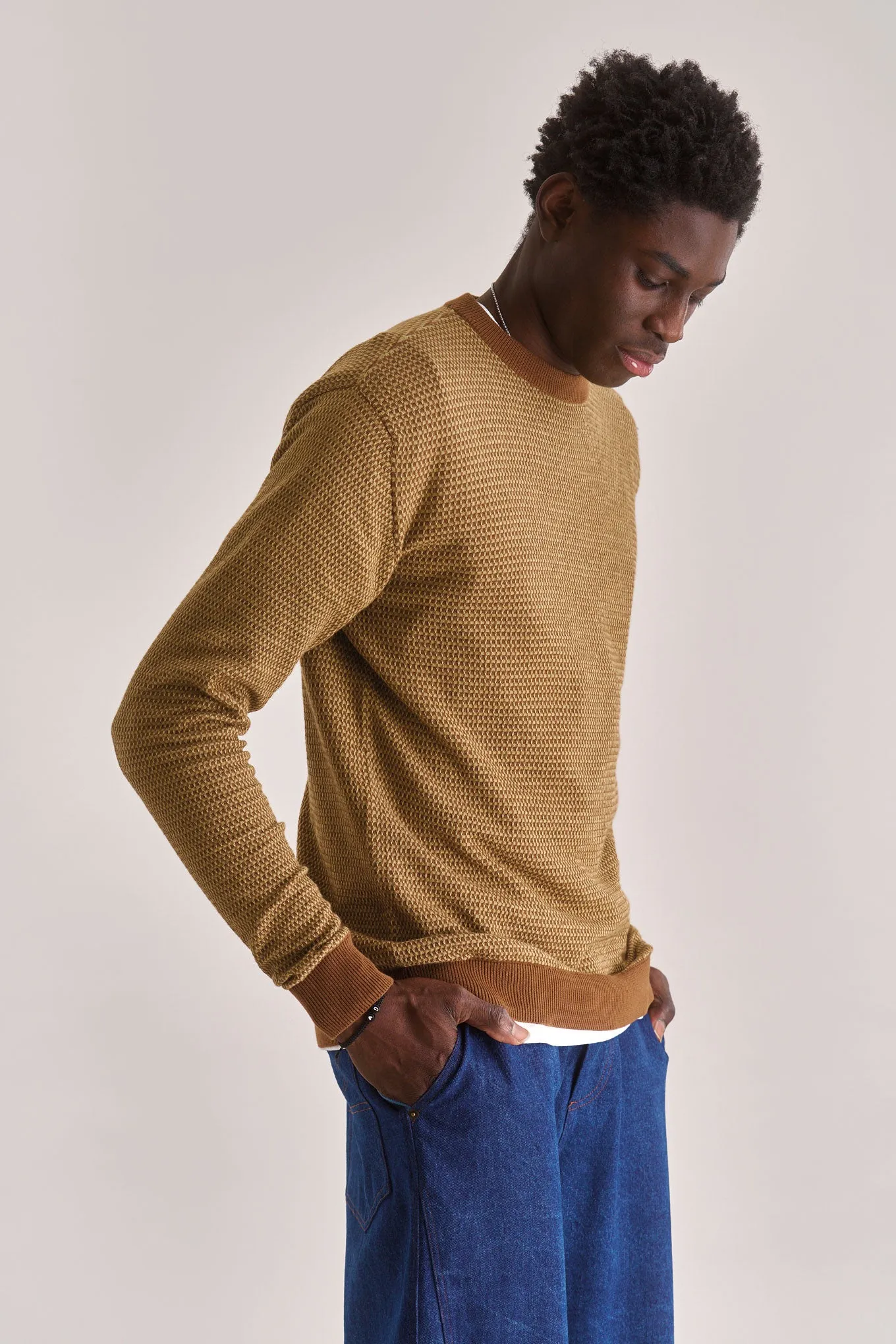 OPAL Organic Cotton Jumper - Sand sold by Komodo Fashion product image thumbnail 2