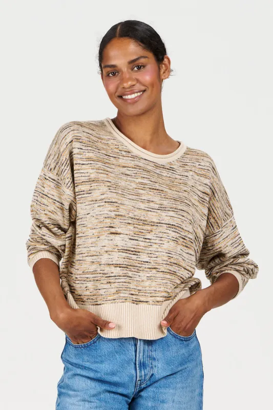 CHLOE Organic Cotton Jumper - Multi sold by Komodo Fashion