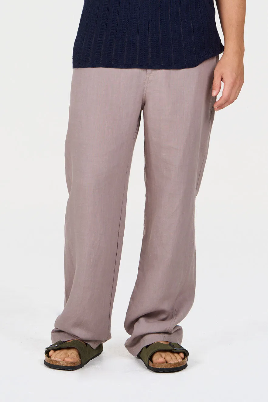 MAKULU Tencel Linen Trouser - Camel sold by Komodo Fashion product image thumbnail 2