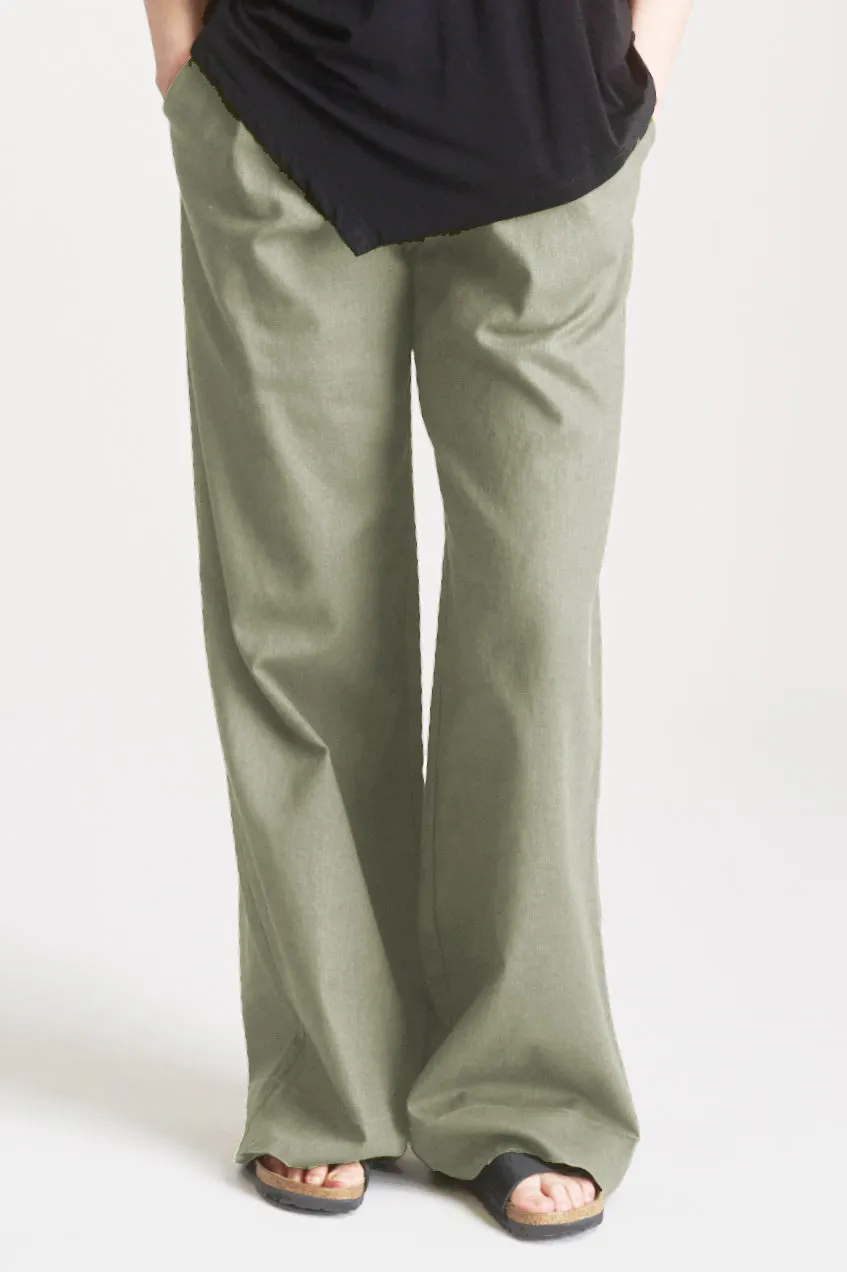 LION Tencel Linen Trouser Sage sold by Komodo Fashion