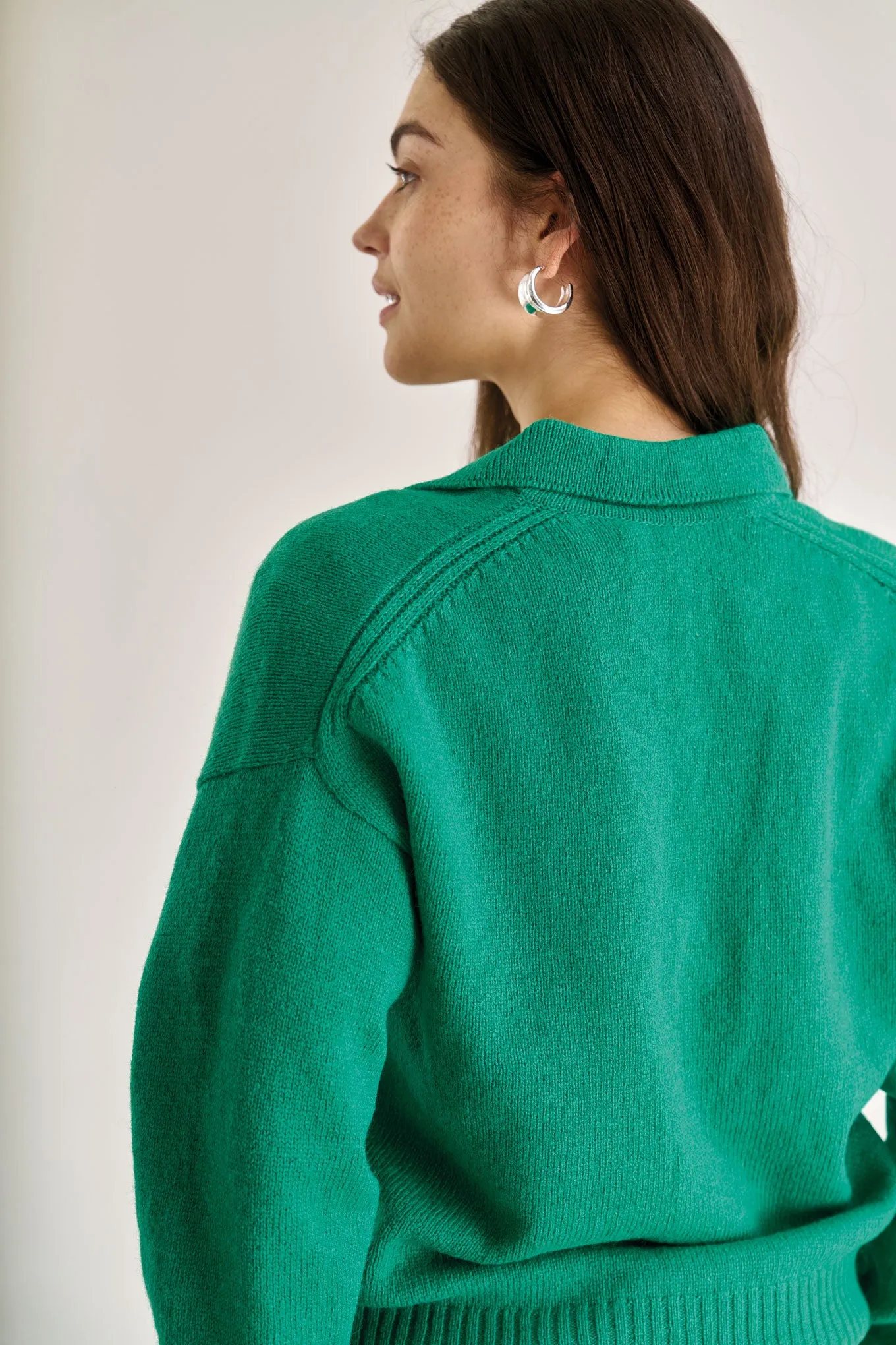 CONNIE Merino Wool Top - Green sold by Komodo Fashion product image thumbnail 2
