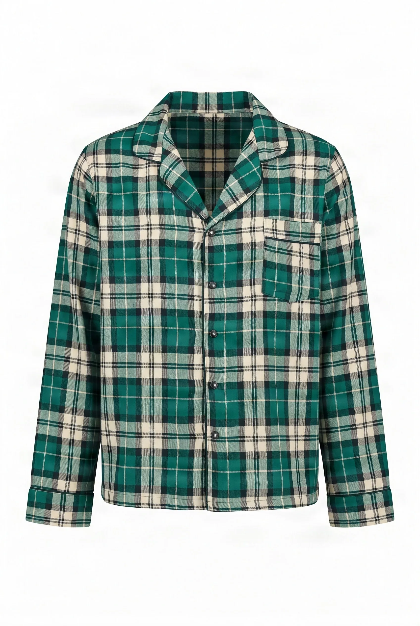 JIM JAM Mens Organic Cotton Pyjama Set - Green sold by Komodo Fashion product image thumbnail 3