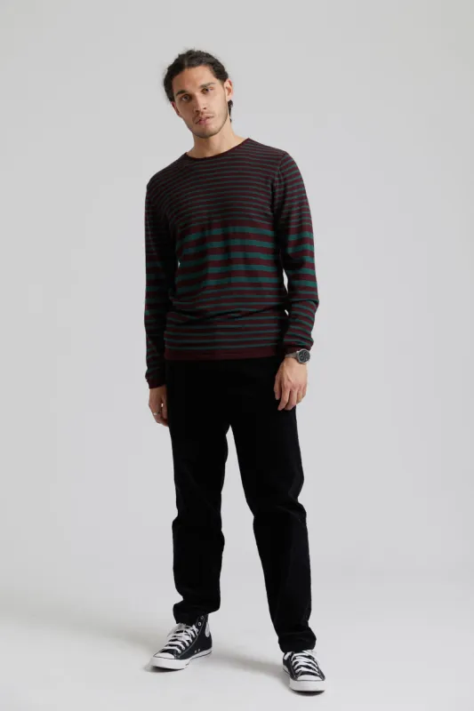 ANDRO - Organic Cotton Cord Trouser Black sold by Komodo Fashion