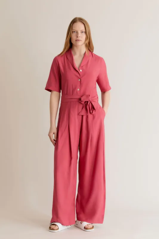 PLANET - Rayon Jumpsuit Pink sold by Komodo Fashion