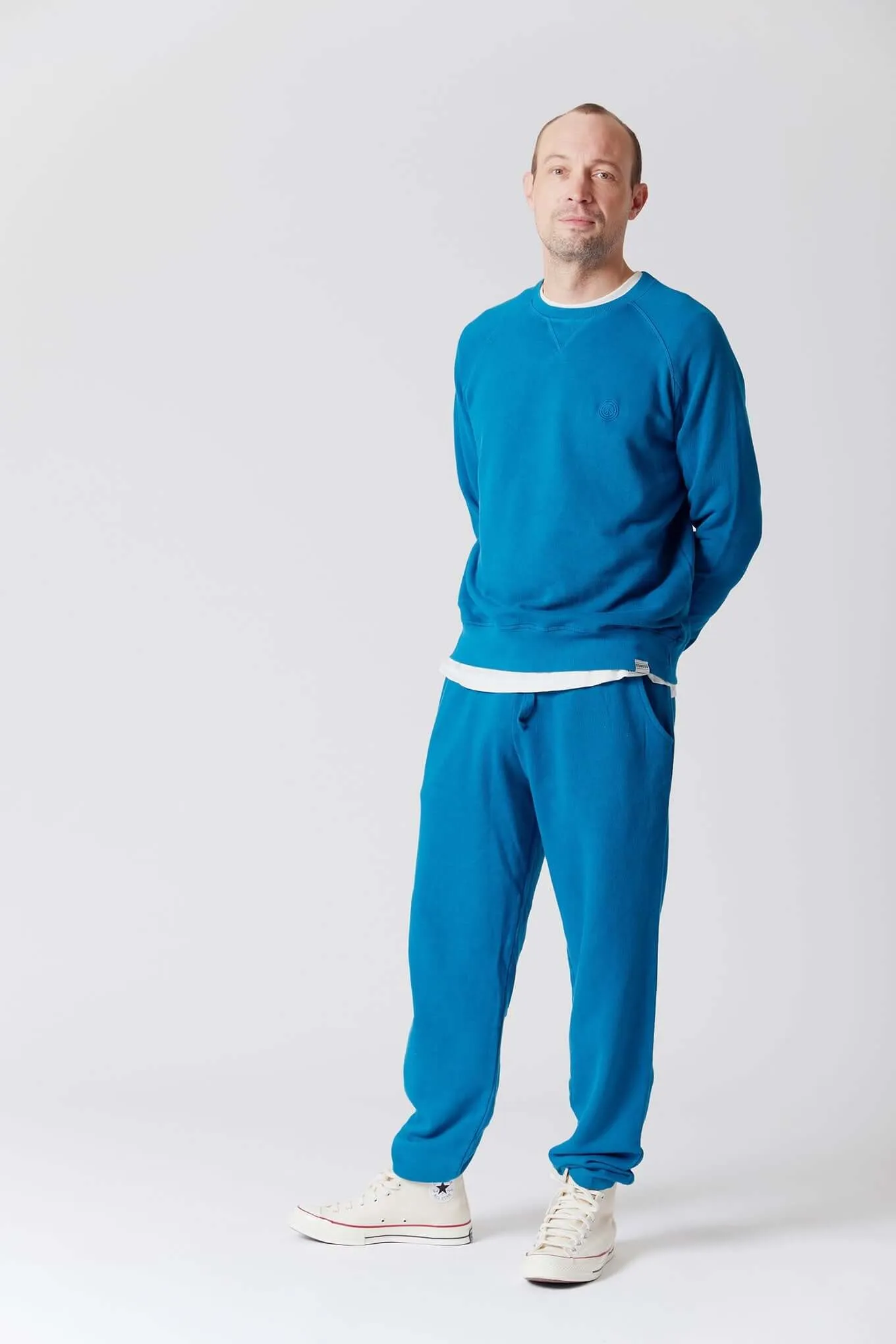 ADAM Organic Cotton Mens Trackpant Teal Blue sold by Komodo Fashion