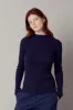 ELLIS - Organic Cotton Jumper Navy sold by Komodo Fashion