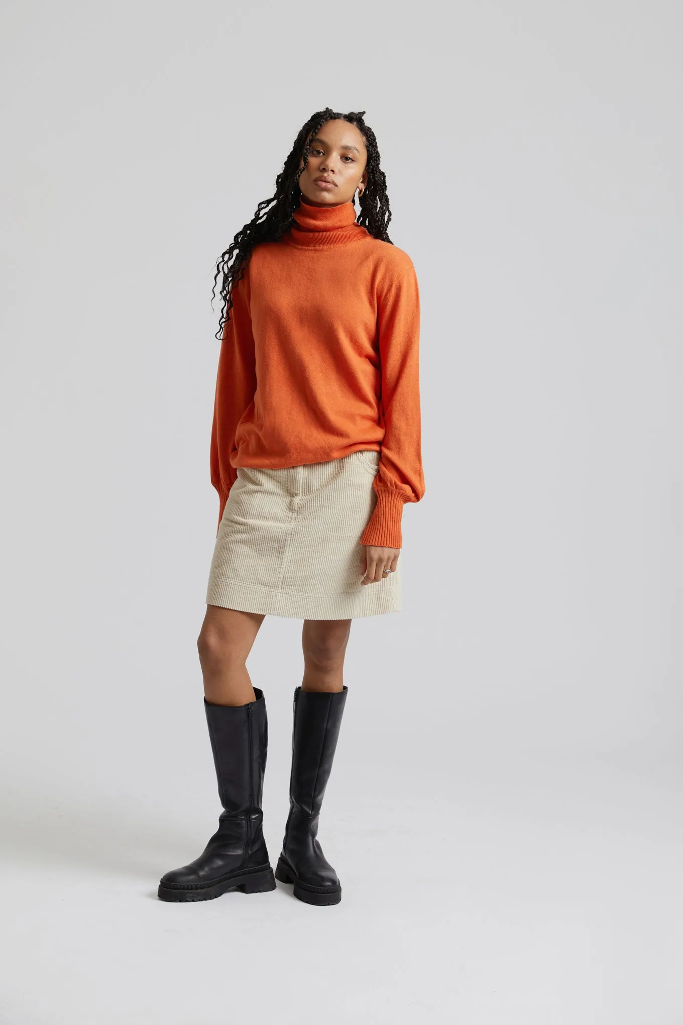 MAXINE - Organic Cotton Jumper Burnt Orange sold by Komodo Fashion product image thumbnail 3