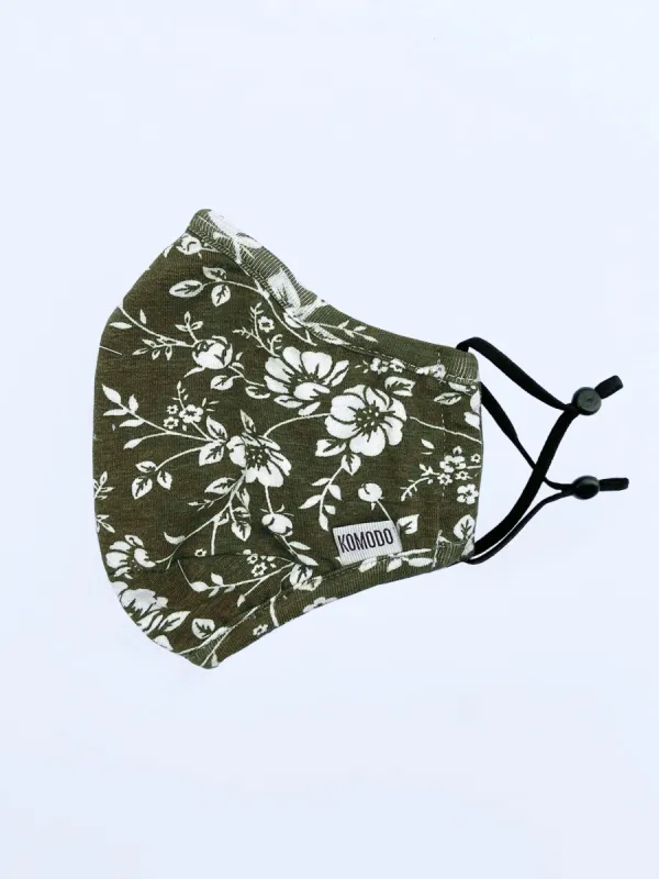 REUSABLE FACE FABRIC FACE MASK - ORCHARD sold by Komodo Fashion