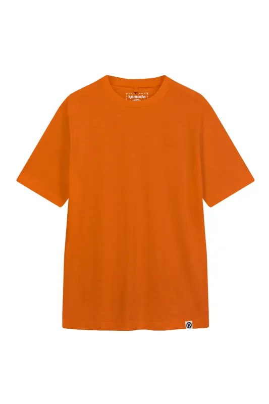 KIN - Organic Cotton Tee Burnt Orange sold by Komodo Fashion