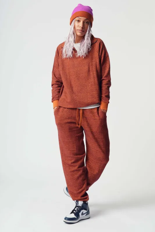 EVIE - Organic Cotton Jogger Tobacco sold by Komodo Fashion