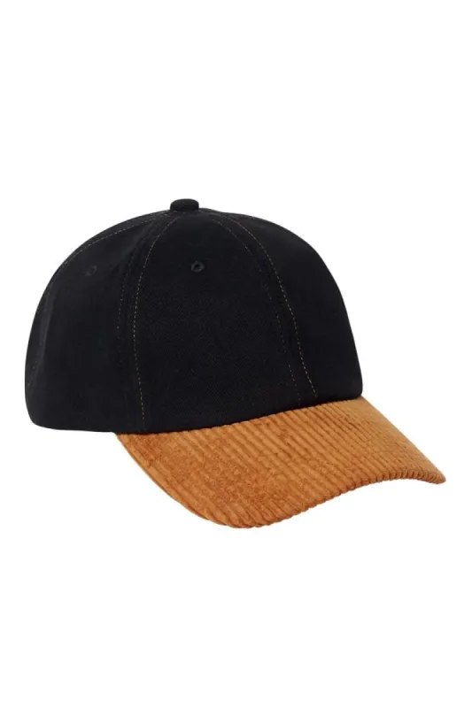 ROCKY Organic Cotton Cap Black & Tan sold by Komodo Fashion