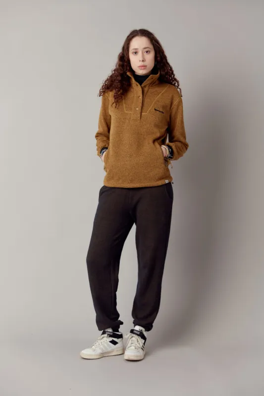 EVIE - Organic Cotton Jogger Khaki Melange sold by Komodo Fashion