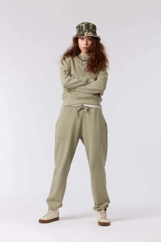 EVIE -  Organic Cotton Trackpants Clay sold by Komodo Fashion