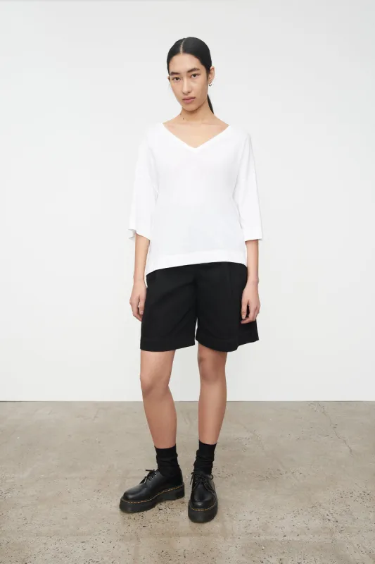 Oversized V Neck Top sold by Kowtow