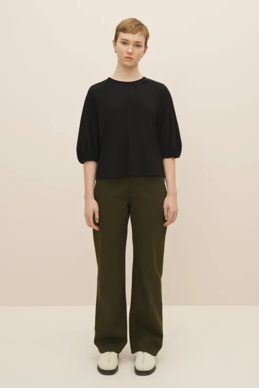 Gather Drape Top sold by Kowtow