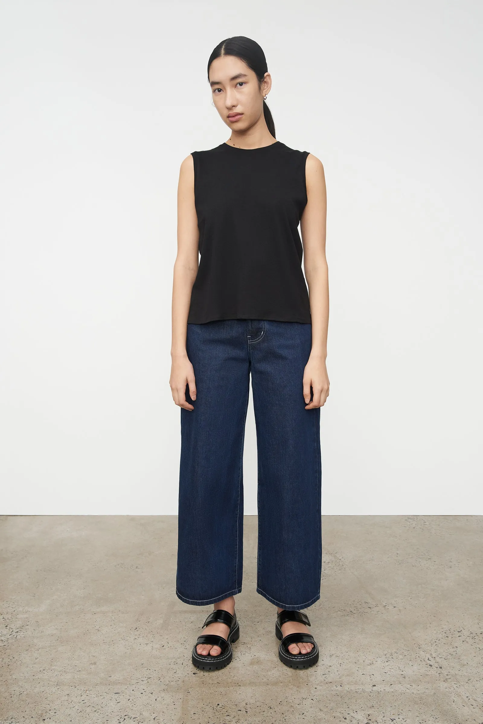 Light Singlet Top sold by Kowtow