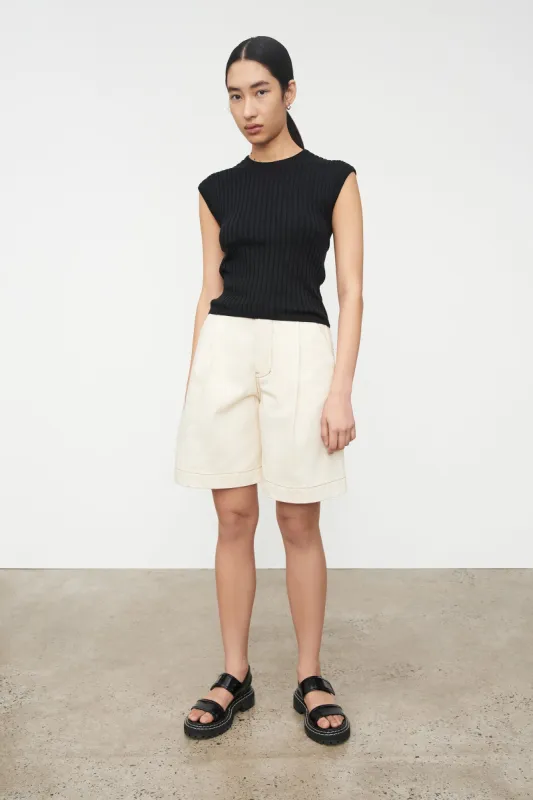 Rib Knit Tee sold by Kowtow