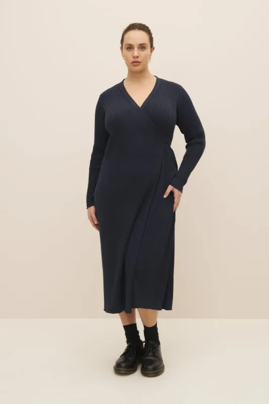 Billie Wrap Dress sold by Kowtow
