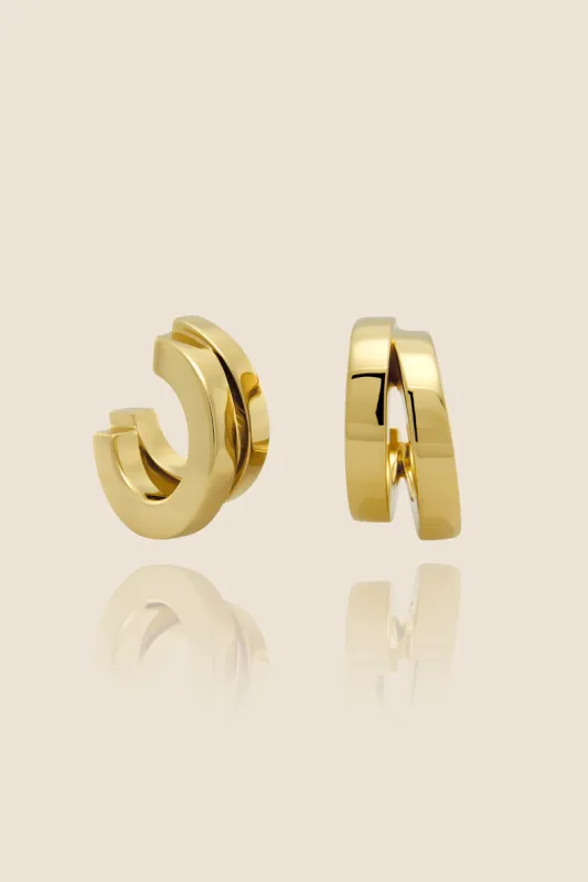 Hunch Double Hoops (Pair) sold by Kowtow