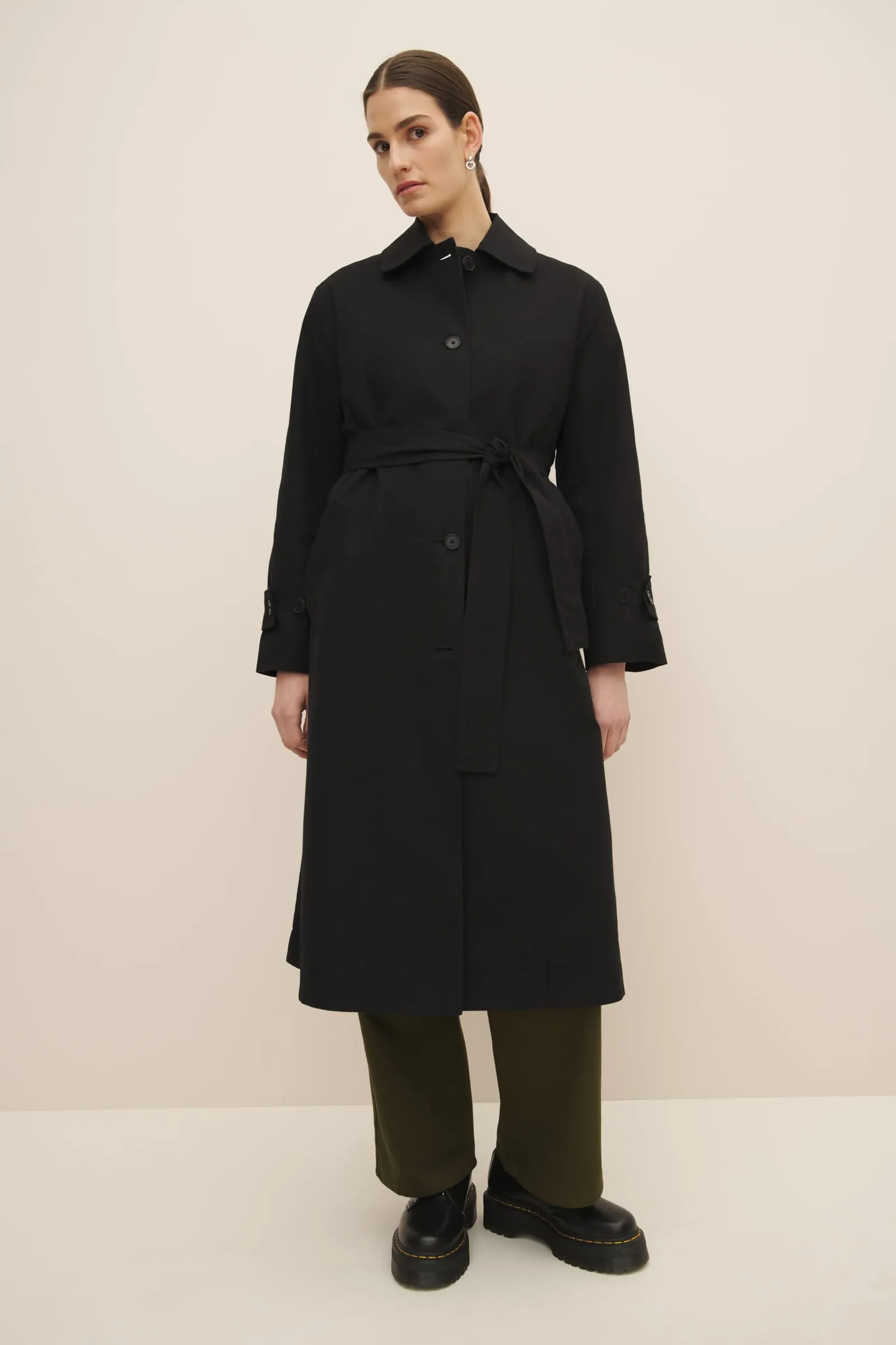 Cleo Trench Coat sold by Kowtow