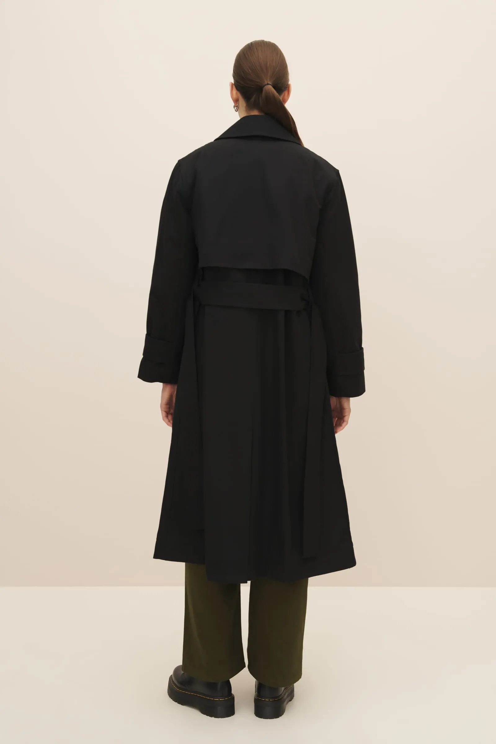Cleo Trench Coat sold by Kowtow product image thumbnail 5