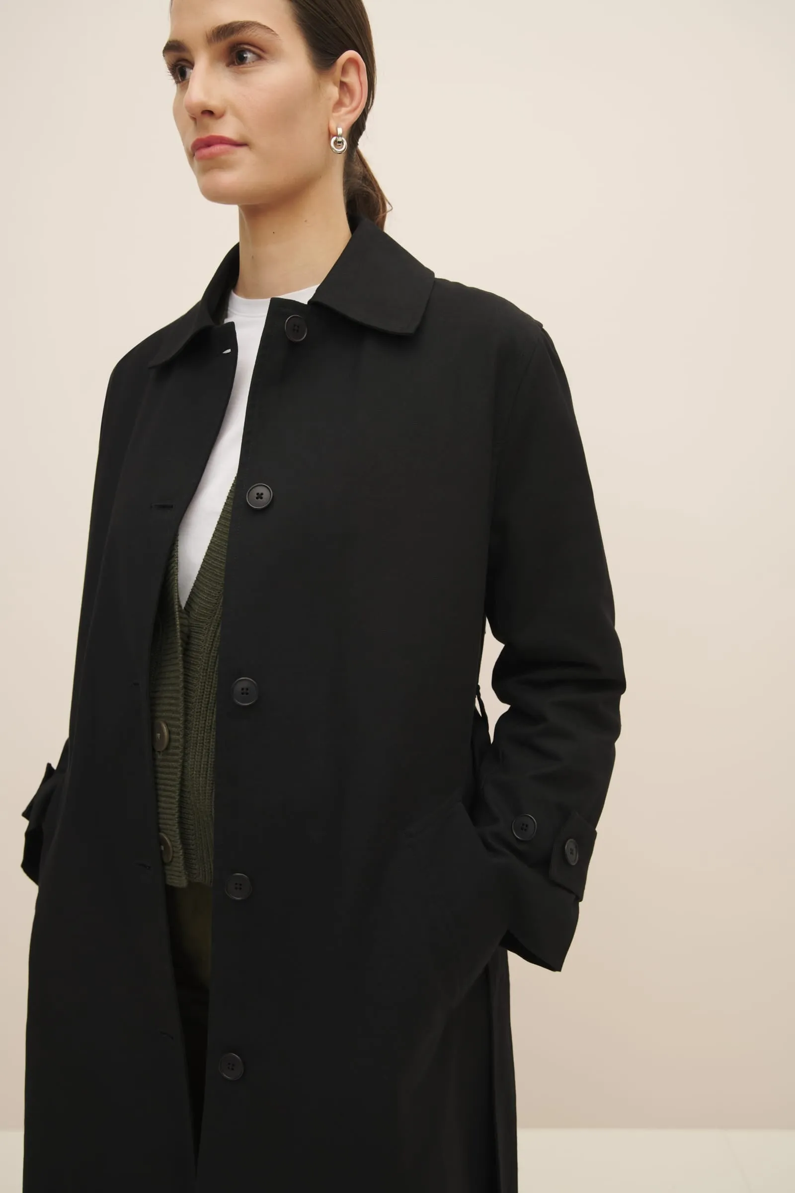 Cleo Trench Coat sold by Kowtow product image thumbnail 3
