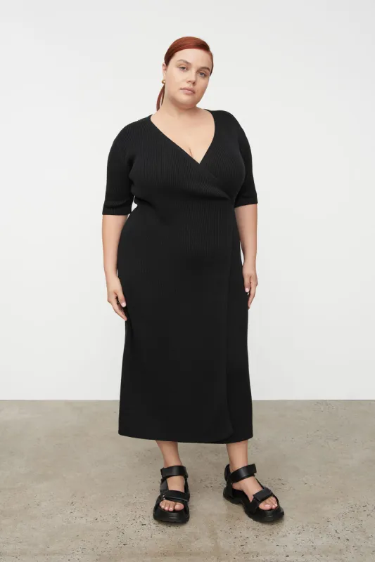 Annie Wrap Dress sold by Kowtow