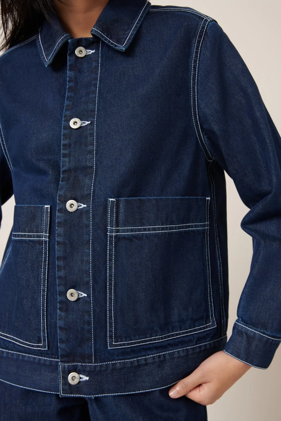 Worker Jacket sold by Kowtow product image thumbnail 3